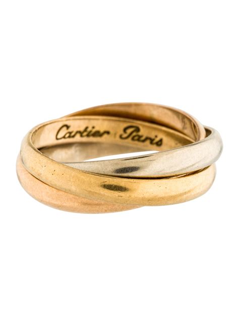 trinity rings cartier price|cartier trinity ring vintage.